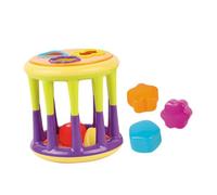 SUPVOX Block Cylindrical Style Building Blocks Plastic Column Educational Toy for Toddlers Stacking Toy for Childrens Playtime