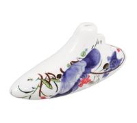 SUPVOX Blue and White Ceramic Ocarina Small Design Long Mouthpiece Alto Tone Ocarina for Adults and Students Easy to Play Musical Instrument for Beginners Learning Music