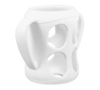 SUPVOX Bottle Grip Handle Silicone Nursing Bottle Handle Easy to Install Comfortable Grip for Independent Drinking Transition Aid White