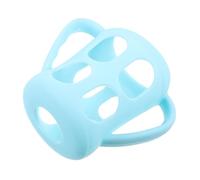 SUPVOX Bottle Grip with Double Handles Silicone Holder for Easy Grip Nursing Bottle Accessory for Developing Independent Drinking Skills Safe Comfortable