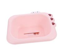 SUPVOX Boy Girl Wash Basin Newborn Portable Wash Basin for Boys Girls Cartoon Design Safe Edges Suitable for Bathing Cleaning Feet and Face