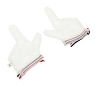 SUPVOX Boy Girl's Finger Biting Cover Stop Thumb Sucking Gloves for Boy Girl Prevent Finger Biting Comfortable Material for Year Old Gloves Thumbs Prints Hands and Feet