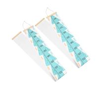 SUPVOX Boys and Growth Chart Wall Hanging 2Pcs with Tree Design Sturdy Height Measurement Ruler for Nursery Room Boys Minimalist Style Height Tracker for Photography Backdrop