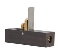 SUPVOX Brass Luthier Violin Plane Cutter Thumb Hand Planer Mini Woodworking Tool for Violin Viola Maker with Ebony Handle, Suitable for DIY String Instrument Repair and Craft