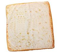 SUPVOX Bread Pillow for Pets Cat Bread Sleeping Bed 40x40x7cm Detachable Washable Plush Toast Slice Mattress Cushion Sofa Throw Pillow for Cats