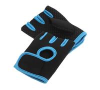 SUPVOX Breathable Non Slip Half Finger Gym Gloves for Men and Women Lightweight Weight Lifting and Cycling Mittens with Enhanced Grip Stability Portable Sports Fitness Gloves for Outdoor