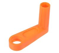 SUPVOX Bright Orange Garden Hose Reel Replacement Handle Crank Hard Plastic Hose Reel Part for Efficient Pipe Storage and Winding Easy Install for Gardening Use