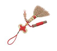 SUPVOX Broom Pendant for Newborn Feng Shui Protection Charm Vintage Style Decor Evil Spirits Broom Amulet