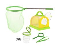 SUPVOX Bug Catcher Kit with Magnifying Glass Outdoor Nature Exploration for Boys and Ages Insect Observation Cage Catching for Hands Learning and Adventure