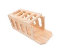 SUPVOX Bunny Hay Rack Hollow Hay Feeder for Rabbits Small Animals Wooden Design for Easy Access Promotes Healthy Eating Habits Feeding