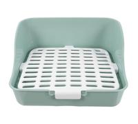 SUPVOX Bunny Litter Box for Rabbit Guinea Pig Pet Toilet Litter Tray Potty Corner Urinal Small Animal Trainer