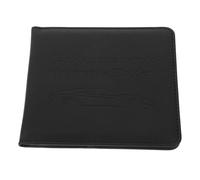 SUPVOX Car Insurance and Registration Holder Wallet, Black Textured Leather Driver’s License Case, Multi-Function Auto Document Organizer for Car Essentials and Cards