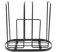 SUPVOX Carbon Steel Disposable Cup Holder Dispenser Large Black Paper Cup Organizer for Countertop Coffee Station and Home Supply