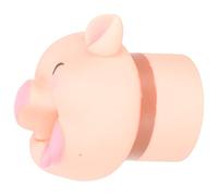 SUPVOX Cartoon Animal Faucet Extender for Kids, Silicone Sink Handle Extender to Soften Water Flow and Promote Independence, Cute Pink Faucet Guide Extension for Bathroom Use