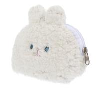 SUPVOX Cartoon Rabbit Money Pouch Cotton Cloth Lipstick Storage Bag Adorable Decoration with Strong Wear Resistance for Traveling and Party Use