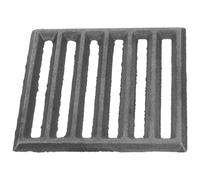 SUPVOX Cast Iron Grill Grate Rectangle 14x15cm High Temperature Resistant Bbq Cooking Grid Fire Pit Panel for Outdoor Camping and Small Gatherings