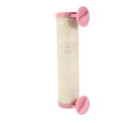 SUPVOX Cat Scratching Post Standing Sisal Column Medium Size Wear-resistant Cat Claw Board with Corrugated Cardboard for Indoor Kitten Play and Climbing Random Color