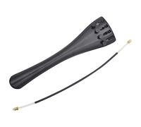 SUPVOX Cello Accessories 2-Piece Set 4-Hole Metal Tailpiece and Cello Tail Easy Maintenance High Strength Suitable for Playing Styles