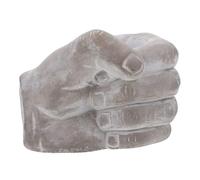 SUPVOX Cement Flower Pot Creative Indoor Concrete Plant Pot Cool Tabletop Display Stand for Succulents and Small Plants 5.1X3.7X3.9 Inch