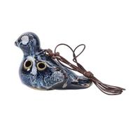 SUPVOX Ceramic 6 Holes Bird Shape Ocarina Portable Music Instrument Easy to Learn for Beginner and Professional Performer Random Color