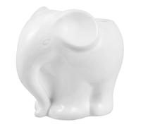 SUPVOX Ceramic Elephant Succulent Planter Cartoon Flower Pot for Indoor Outdoor Garden Decor Premium Ceramic Material Unique Animal Design for Balcony Desk Bathroom