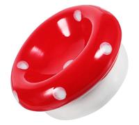 SUPVOX Ceramic Hamster Food Bowl Mushroom Shape Pet Feeding Dish for Guinea Pig Rat Chinchilla Small Animal Water Container Easy to Clean Stable Non-tip Design