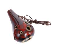 SUPVOX Ceramic Ocarina for Beginners Middle C Musical Instrument with Rich Resonance and Comfortable Hand Feel for Practice and Portable Use Random Color