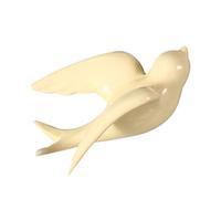 SUPVOX Ceramic Wall Mount Hanging Swallows Nordic Style Wall Art Ceramic Sparrows Hanging Ornaments for Home Garden Decor Unique Bird Decoration