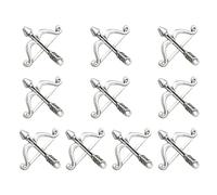 SUPVOX Charm Pendant Bow and Arrow for Alloy 20pcs DIY Jewelry Making