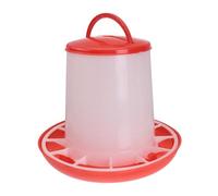 SUPVOX Chick Feeder and Chicken Feeding Box for Garden Farm Use, 3kg Capacity Automatic Poultry Feeder with Food Basin for Chicks, Ducks, and Geese