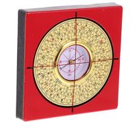 SUPVOX Chinese Ancient Brass Compass Portable Multifunctional Taoist Pan Ornament for Hiking Camping with Traditional Markings and Lightweight Design