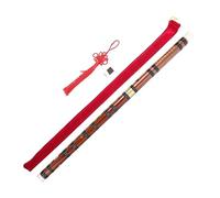 SUPVOX Chinese Style Bamboo Flute E Tone for Beginner Kids and Adults, Portable and Accurate Tones Musical Instrument for Learning and Performance