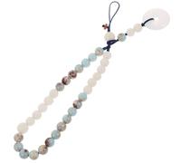SUPVOX Chinese Style Jade Phone Lanyard with Detachable Shoushan Stone Pendant, Loop Strap for Mobile Phones and ID Cards, Designed to Prevent Loss or Damage