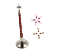SUPVOX Chinese Suona Instrument for Folk Music Plays Beginner a Key Suona Wind Instrument Made of Honghuali Plastic Reed