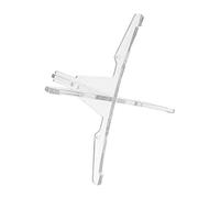 SUPVOX Clarinet Bracket Flute Stand Detachable 4-Legged Design Plastic Holder White Stable Support Musical Instrument Part for Practice