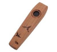 SUPVOX Classic Wooden Kazoo for Music Accompaniment and Solo Performances - Solid Wood Mouth Musical Instrument with Smooth Finish, Easy-To-Use Design, Sturdy Construction