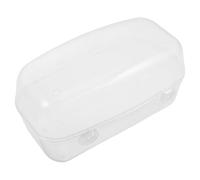 SUPVOX Clear Plastic Dive Goggles Box with Scratch-Resistant Lining Lightweight Protective Storage Case for Swimming Masks and Snorkeling Accessories Portable Travel Container for Pool