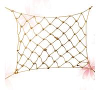SUPVOX Climbing Net Develops Balance and Coordination Easy to Install 50x40cm Rope Material Parrot for Small Birds for Bird Play and Exercise