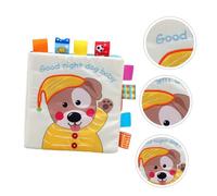 SUPVOX Cloth Book Fabric Book for Portable Early Learning Soft Washable with Built Sound for Parent-interaction and Habit Development