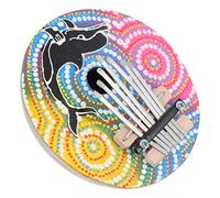 SUPVOX Coconut Shell Kalimba 7 Key Thumb Piano Mini Finger Piano Portable Lightweight Musical Instrument for Beginners Adults Boys and Girls (Random Colour)
