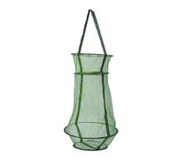 SUPVOX Collapsible Fish Basket Mesh Fish Trap Portable Cage Foldable Fishing Keep Net - Bait Storage Crayfish Crab Minnows Shrimps Lobsters 70x45x25cm