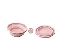 SUPVOX Collapsible Mini Washing Basin Portable Folding Bucket for Camping Fishing and Car Washing Washbasin Pink Space Saving Design for Outdoor Activities