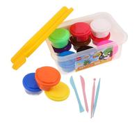 SUPVOX Color Polymer Clay Kit Non Sticky Ultralight Air Dry Clay with Molding Tools for Boys DIY Crafts Educational Art Supplies