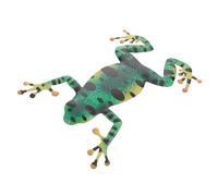 SUPVOX Colored Iron Frog Hanging Pendant Wall Art Unique Garden Wall Decoration with Varnished Texture Lightweight Crafted Frog Ornament for Indoor Outdoor Home Bedroom Study