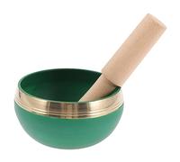 SUPVOX Colorful Bowl Singing Bowl for Yoga Flat Bottom Buddhism Supply Meditation