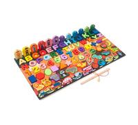 SUPVOX Colorful Educational Building Blocks for Toddlents Years Old Early Learning Puzzle for Developing Problem-solving Creativity and Cognitive Skills