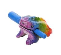SUPVOX Colorful Wooden Frog Percussion Instrument for Music Education Home Decor and Performances for Adults Encourages Musical Development and Creativity
