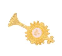 SUPVOX Communion Cup Brooch First Communion Pin Enamel Lapel Pin Chalice Cross Design Religious Catholic Accessories
