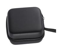 SUPVOX Compact Black Pu Essential Oil Carrying Case for 5ml Bottles with Protective Effect and Easy to Store Design, Travel Organizer for Aromatherapy and Camping