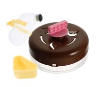 SUPVOX Complete Hamster Supplies Running Wheel Food Bowl Water Bottle Cage Accessory for Guinea Pigs Rats Chinchillas Small Pet Habitat